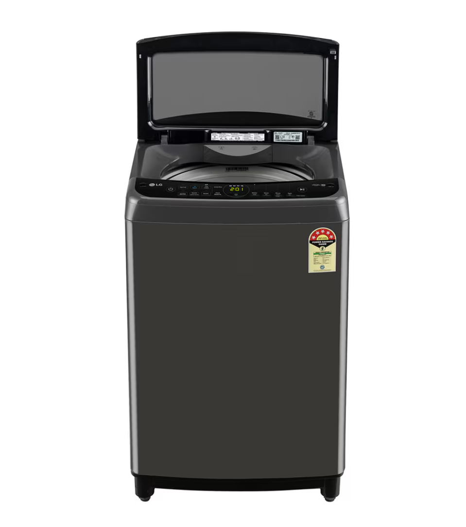 Buy LG 8Kg 5 star THD08NPM Middle Black Top Load Washing Machine - Vasanth & Co